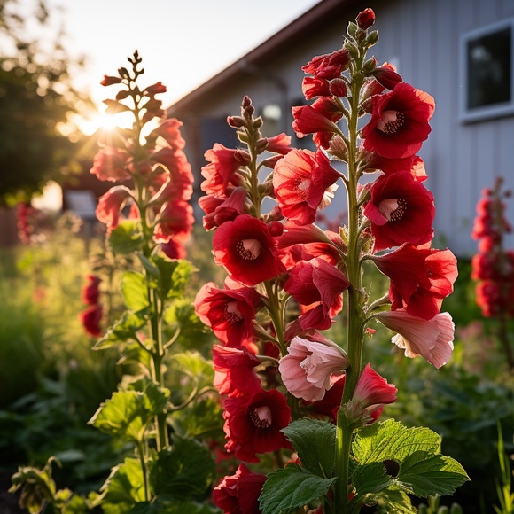 Black and chocolate brown hollyhock seeds from my garden. 15 seeds. - Picture 4 of 4
